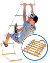 Climbing Rope Ladder for Kids Ages 3–9 – Indoor & Outdoor Balance & Strength Trainer