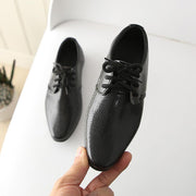 Diseño de Piel de Serpiente: Zapatos Formales de Cuero para Niño