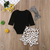 Leopard Print Romper Clothing Set