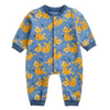 Cartoon Pattern Print Unisex Long Sleeve Jumpsuit