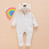 Soft Plush Polar Bear Jumpsuit