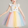 Unicorn Princess Summer Petal Sleeve Dress