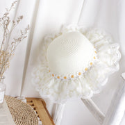Sunflower Straw Hat For Kids