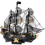 3D Metallpuzzle | Black Pearl Schiff | Lernspielzeug