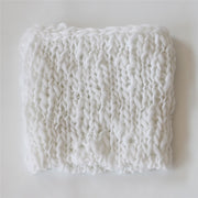 Accesorios para Fotografía de Recién Nacidos<br>
Manta Tejida a Crochet para Bebé en Muchos Colores