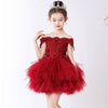 Trailing Flower Princess Tutu Dress