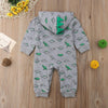 Hooded Dino Jumpsuit