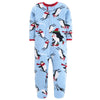 Husky Toon Design Langarm-Mikrofleece-Jumpsuit