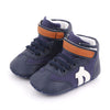 Hochgeschnittene Baby-Lauflernschuhe mit weicher Sohle