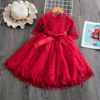 Ribbon and Lace Red Dress