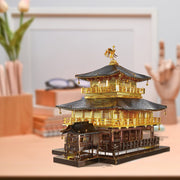 3D Metal Puzzle | Golden Pavilion | Educational Toys