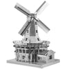 3D Metallpuzzle | Holländische Windmühle | Lernspielzeug