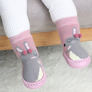 Lustige Tiersocken mit Gummisohlen
