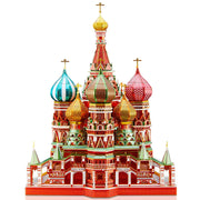 3D Metallpuzzle | Basilius-Kathedrale | Lernspielzeug