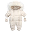 Winter Cotton Baby Romper With Gloves